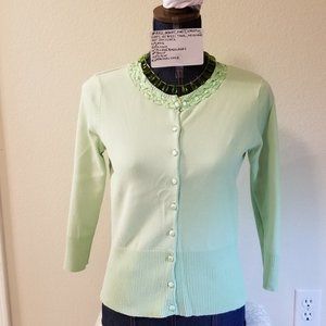 #822 NWOT Axcess Liz Claibore Company S  Cardigan